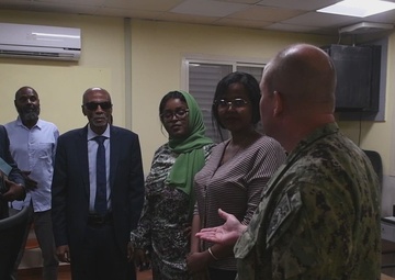 Djibouti Minister of Labor Visits Camp Lemonnier