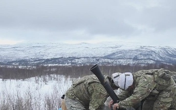Spartan Paratroopers conduct live fire ranges in Norway during SR22