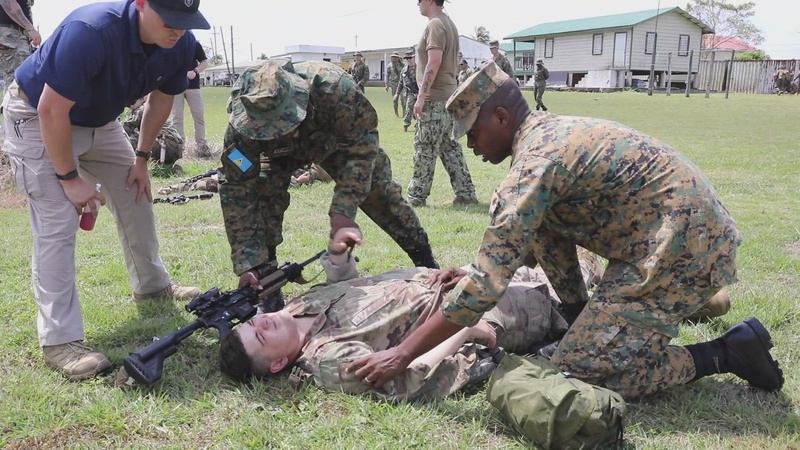Tactical Combat Casualty Care training - Tradewinds 2022