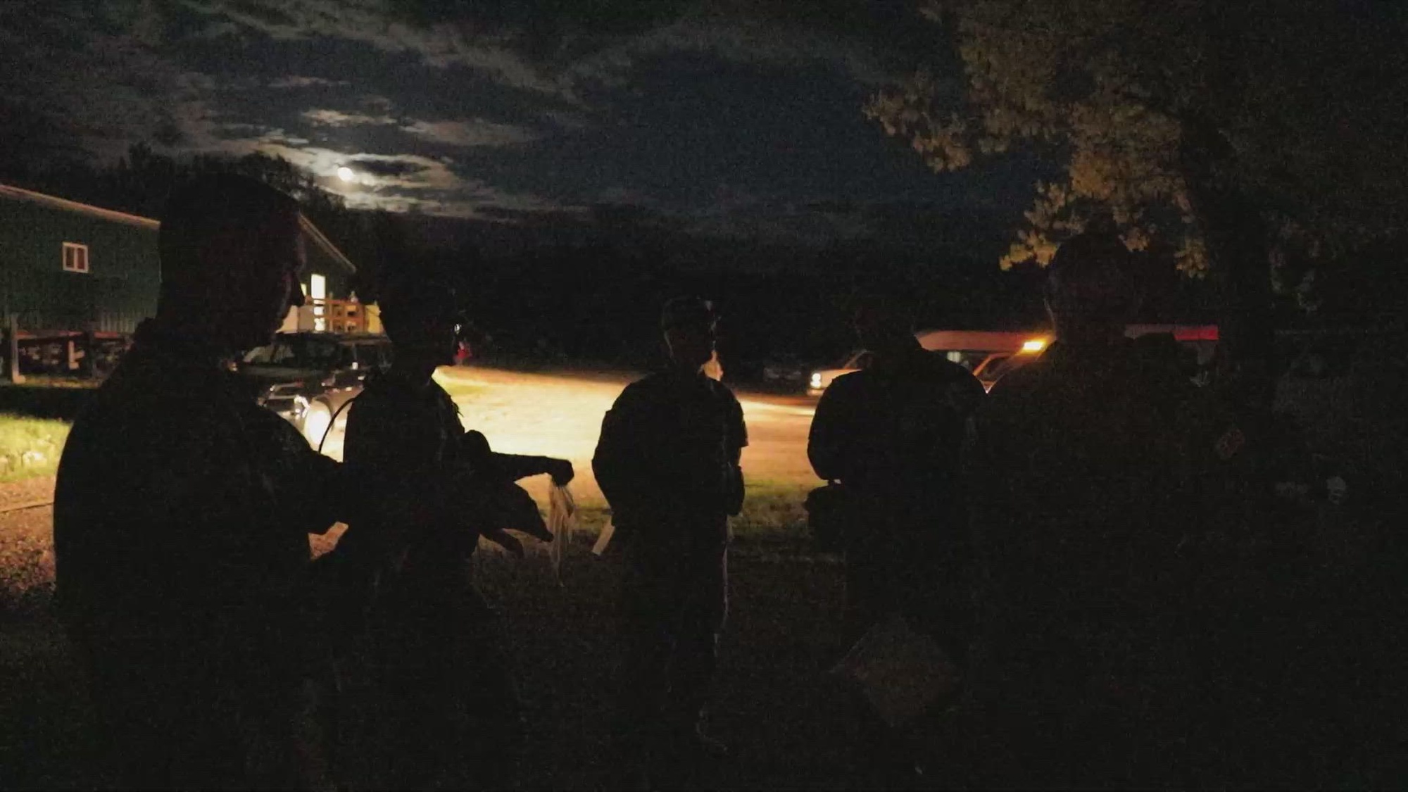 Soldiers competing in the U.S. Army Reserve Best Squad Competition at Fort McCoy, Wisconsin participate in the night time land navigation course on May 15, 2022.