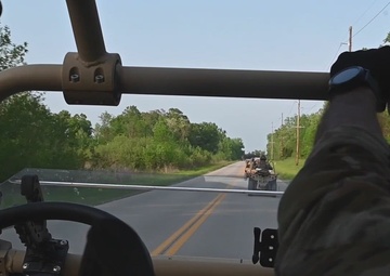 U.S. Air Force Special Tactics conduct presence patrol during Exercise Emerald Warrior 22.1