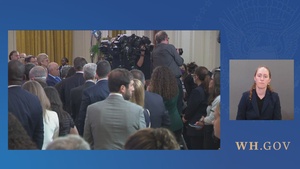 Reception in Honor of Prime Minister of the Hellenic Republic and Mrs. Mitsotaki