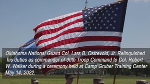 Oklahoma Army National Guard colonel changes command, retires