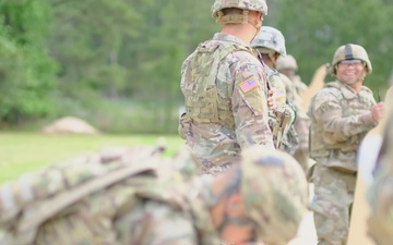 Soldiers conduct weapons qualification event during Best Warrior Competition