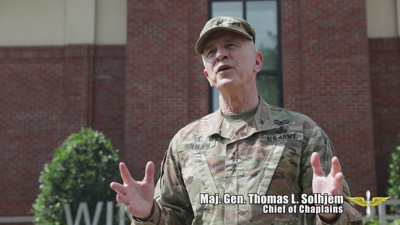 Maj. Gen. Thomas L. Solhjem visits Fort Rucker