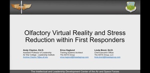 Olfactory Virtual Reality and Stress Reduction Within First Responders Research Methodology