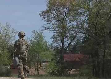 Soldiers Move Through CACTF