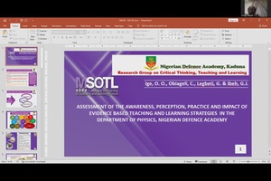 Assessment of the Awareness, Perception, Practice, and Impact of Evidence-based Teaching Strategies at the Nigerian Defense Academy