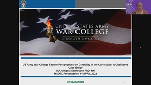 US Army War College Faculty Perspectives on Creativity in the Curriculum: A Qualitative Case Study