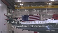 Marine Helicopter Sqaudron One Relief and Appointment and Retirement Ceremony