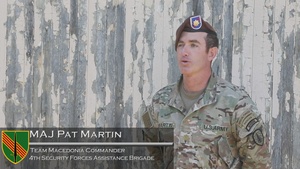 4th SFAB assists North Macedonia Soldiers during Operation Swift Response