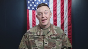 Spc. John Russell Father's Day Shoutout