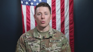 Sgt. Ian Valley Texas Rangers Shoutout