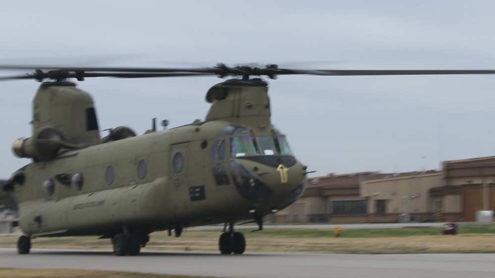 DVIDS - Video - CH-47 Chinook B-roll Runway Taxi