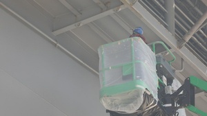 USS Makin Island Conducts Topside Preservation