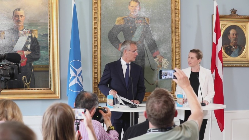 Joint press point by NATO Secretary General and Prime Minister of Denmark