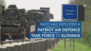 NATO deploys Patriot missile defence system to Slovakia (Master with subs)