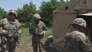 Arkansas National Guard Land Component Commander visits 142nd FAB