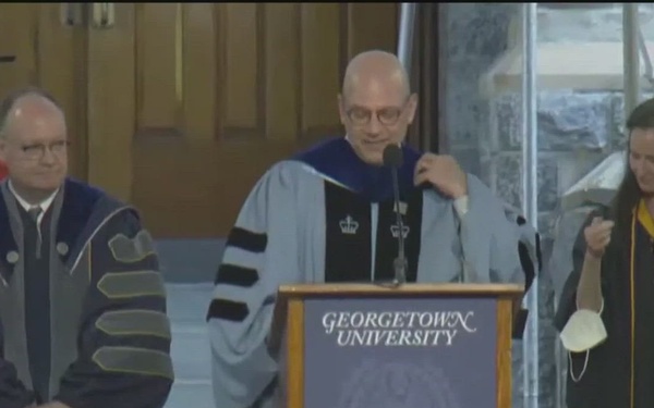 Secretary Blinken delivers remarks at Georgetown University’s commencement ceremony