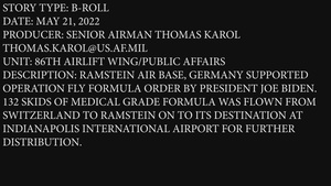 Operation Fly Formula B-Roll