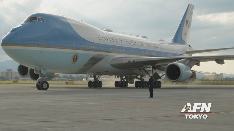 Pacific Update: POTUS Arrives at Yokota Air Base