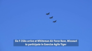 Six F-35As Exercise Agile Tiger