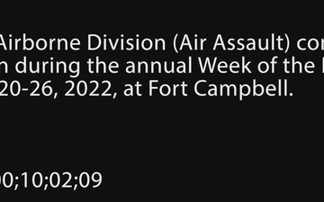 101st Airborne Division (Air Assault) Run during WoE 2022