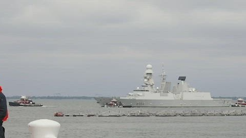 Benvenuto! CSG-10 welcomes Italian Navy Destroyer