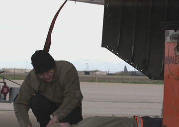 366th Fighter Wing Airmen simulate injury - Raging Gunfighter 22-2