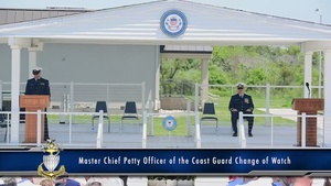 Coast Guard Holds Change of Watch Ceremony for Master Chief Petty Officer