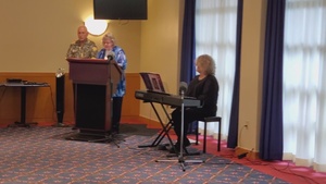 Guest speakers give presentation during Fort McCoy's 2022 Memorial Day Prayer Luncheon, Part I