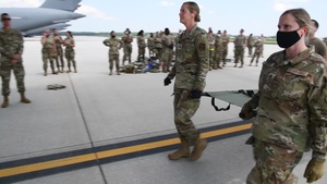 445th AW participates in USTRANSCOM exercise aeromedical teams and global patient movement