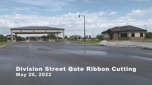 Division Street Gate Ribbon Cutting
