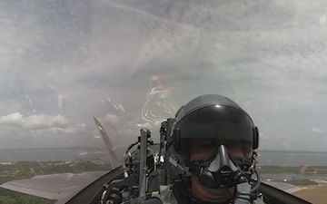 F-22 Raptor Demo Team Cockpit B-Roll
