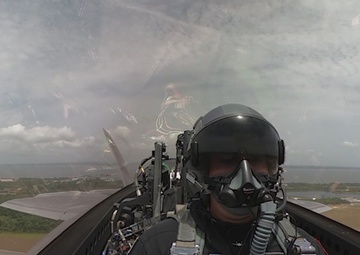 F-22 Raptor Demo Team Cockpit B-Roll