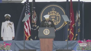Biden Speaks at Naval Academy Graduation