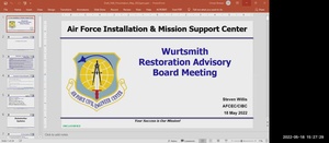 Former Wurtsmith AFB Restoration Advisory Board Meeting – May