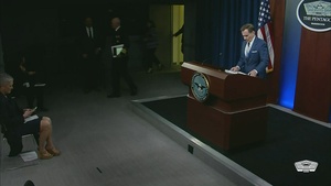 Pentagon Press Secretary Holds Briefing