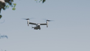 B-Roll VMM-363 MV-22 Osprey Lands at Tripler