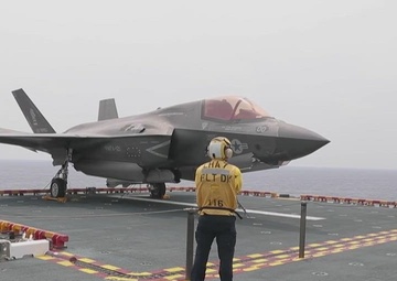 USS Tripoli welcome VMFA-121