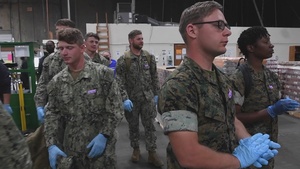 LA Fleet Week Los Angeles Region Food Bank COMREL