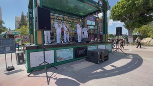 32nd Street Brass Band performs at Downtown Disney