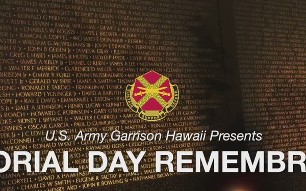 Schofield Barracks Memorial Day Ceremony, May 30, 2022