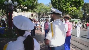 Navy Band Southwest performs at Disneyland