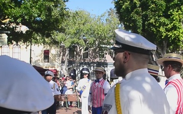 Navy Band Southwest performs at Disneyland