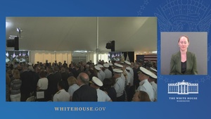 President Biden Participates in the U.S. Coast Guard Change of Command Ceremony