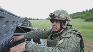 U.S. and Kosovo Soldiers conduct EOD training scenario