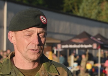 Marsjmerket: Norwegian Ruck March in KMC (LTC Galaaen Interview 1080p)