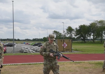 USANEC BE Soldiers Perform Battle Drills for Army Warrior Training