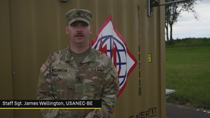 USANEC BE Soldiers perform Army Warrior Training - interview